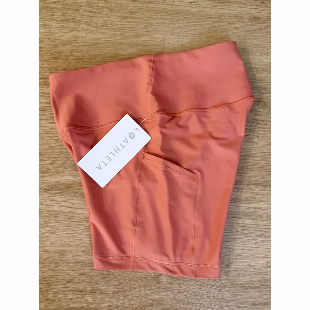 🆕 NWT Athleta Interval Stash 5” Short in Natural Rose - Picture 6 of 10